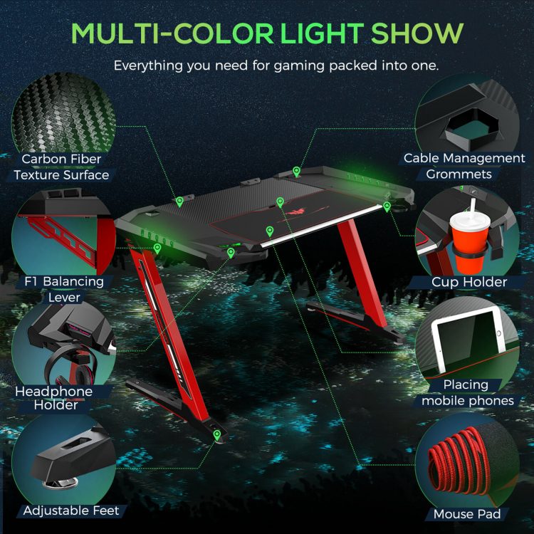 Eureka Ergonomic Z2 50″ Gaming Desk Review