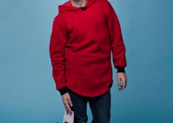 Boys Henley Shirt with a detachable hood